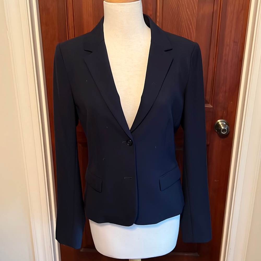 Navy suit jacket